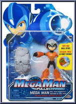 Mega Man (Drill Man Schematics) from MegaMan Fully Charged - Deluxe manufactured by Jakks Pacific [Front]