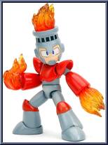Fire Man from MegaMan - Basic Series manufactured by Jada Toys [Loose]