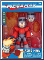 Fire Man from MegaMan - Basic Series manufactured by Jada Toys [Front]