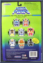 Megaman from MegaMan - Retro-Roto manufactured by Jazwares [Back]