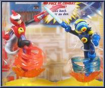 ProtoMan vs MegaMan from MegaMan NT Warrior - 2-Packs manufactured by Mattel [Front]