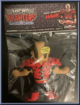 Road Warrior Hawk from Micro Brawlers - Basic Series manufactured by ProWrestlingTees [Back]