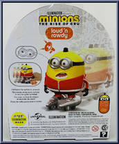 Otto from Minions - Rise of Gru - Loud 'n Rowdy manufactured by Mattel [Back]