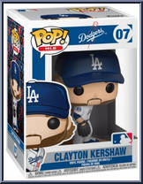 Clayton Kershaw (Dodgers / White) from MLB - Pop! Vinyl Figures manufactured by Funko [Front]