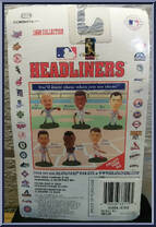 Derek Jeter from MLB Headliners - 1998 Season manufactured by Corinthian [Back]