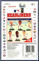 Eric Karros from MLB Headliners - 1998 Season manufactured by Corinthian [Back]