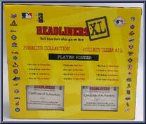 Ken Griffey Jr. / Mark McGwire from MLB Headliners - 1998 Season - XL manufactured by Corinthian [Back]