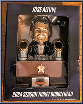 Jose Altuve (2024 Season Ticket Holder) (Houston Astros) from MLB - Stadium Giveaways - Bobbleheads manufactured by Unknown [Front]