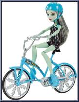 Boltin' Bicycle & Frankie Stein from Monster High - Playsets manufactured by Mattel [Loose]