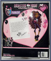Clawdeen Wolf from Monster High - Sweet 1600 manufactured by Mattel [Back]