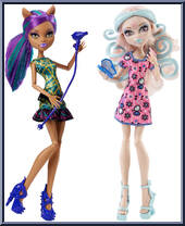 Viperine Gorgon / Clawdeen Wolf from Monster High - Scare & Makeup manufactured by Mattel [Loose]