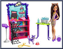 Clawsome Pet Salon (Clawdeen Wolf) Action Figure