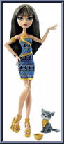 Cleo de Nile (Kitten) from Monster High - Ghoul's Beast Pet manufactured by Mattel [Loose]