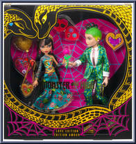 Cleo and Deuce (Love Edition) from Monster High - Howliday manufactured by Mattel [Front]