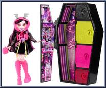 Draculaura (Neon Frights) from Monster High - Skulltimate Secrets manufactured by Mattel [Loose]