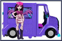 Fangtastic Food Truck (Draculaura) from Monster High - Playsets manufactured by Mattel [Loose]