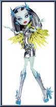 Frankie Stein as Voltageous from Monster High - Power Ghouls manufactured by Mattel [Loose]