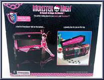 Jewelry Box Coffin (Draculaura) from Monster High - Dead Tired manufactured by Mattel [Back]