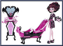 Powder Room (Draculaura) from Monster High - Playsets manufactured by Mattel [Loose]