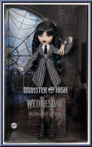 Wednesday Addams from Monster High - Monster High x Wednesday manufactured by Mattel [Front]
