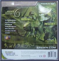 Predator Hunter from Movie Maniacs - Series 6 manufactured by McFarlane [Back]
