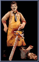 Leatherface (Bloody) from Movie Maniacs - Series 1 - Rated R manufactured by McFarlane [Loose]