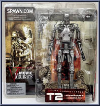 Terminator T-800 Endoskeleton from Movie Maniacs - Series 5 manufactured by McFarlane [Front]