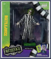 Beetlejuice (Striped Suit) from Movie Maniacs (2023) - Beetlejuice manufactured by McFarlane [Front]