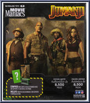 Dr. Smolder Bravestone from Movie Maniacs (2023) - Jumanji manufactured by McFarlane [Back]
