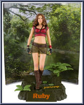 Ruby Roundhouse from Movie Maniacs (2023) - Jumanji manufactured by McFarlane [Loose]