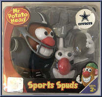 Dallas Cowboys (Blue Jersey) from Mr. Potato Head - NFL Sports Spuds manufactured by Hasbro [Front]