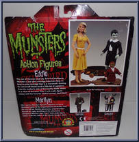 Marilyn & Eddie from Munsters - Basic Series manufactured by Diamond Select [Back]