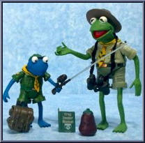 Frog Scout Leader Kermit (Blue Scout) Action Figure