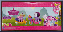 Pony Scooter Friends (Daisy Dreams / Rarity) from My Little Pony: Friendship is Magic - Riding Along manufactured by Hasbro [Back]