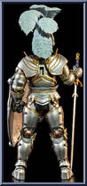 Blue Shield from Mythic Legions - Ashes of Agendor manufactured by Four Horsemen [Loose]