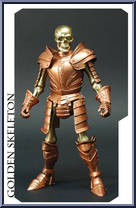 Gold Skeleton from Mythic Legions - Mythic Legions 1.0 manufactured by Four Horsemen [Loose]