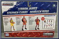 Stephen Curry / Lebron James / Derrick Rose from NBA Heroes - Multi-Packs manufactured by Jazwares [Back]