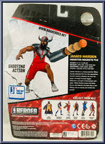 James Harden from NBA Heroes - Basic Series manufactured by Jazwares [Back]