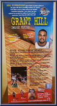 Grant Hill from NBA Superstars - 13" Scale manufactured by Mattel [Back]