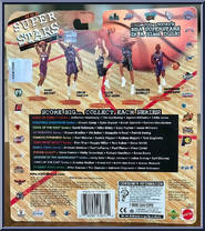Kevin Garnett from NBA Superstars - 99/00 Season manufactured by Mattel [Back]
