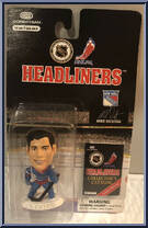 Mike Richter from NHL Headliners - 1997 Season manufactured by Corinthian [Front]