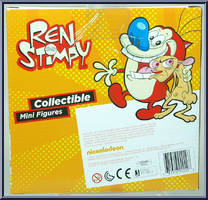Mini Figures Box Set from Nicktoons - Ren & Stimpy manufactured by Jazwares [Back]