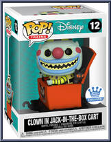 Clown in Jack-in-the-Box Cart (Trains) from Nightmare Before Christmas - Pop! Vinyl Figures manufactured by Funko [Front]