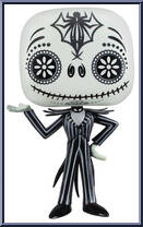 Jack Skellington (Day of the Dead) from Nightmare Before Christmas - Pop! Vinyl Figures manufactured by Funko [Loose]