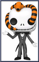Jack Skellington (Snake) from Nightmare Before Christmas - Pop! Vinyl Figures manufactured by Funko [Loose]