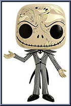 Jack Skellington (Zero Artwork) from Nightmare Before Christmas - Pop! Vinyl Figures manufactured by Funko [Loose]