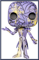 Jack Skellington (Art Series) from Nightmare Before Christmas - Pop! Vinyl Figures manufactured by Funko [Loose]