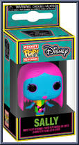 Sally (Black Light) from Nightmare Before Christmas - Pop! Keychains manufactured by Funko [Front]