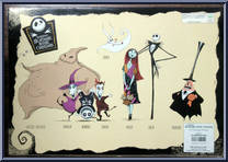 Figurine Collection (8-Pack) from Nightmare Before Christmas - PVC - Boxed manufactured by Jun Planning [Back]