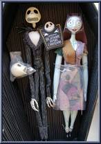 Jack & Sally (Black Coffin) from Nightmare Before Christmas - 16" Coffins manufactured by Jun Planning [Loose]